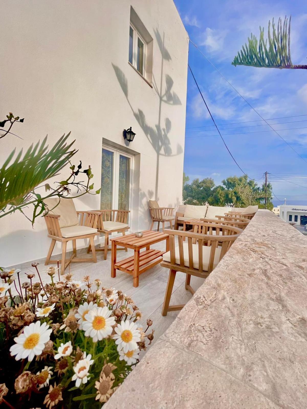 Nikos Hotel Karterádosz Kültér fotó