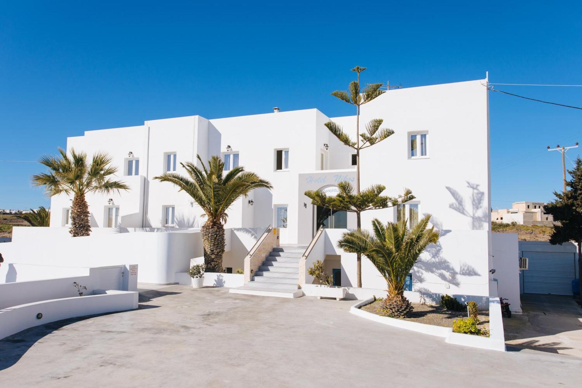 Nikos Hotel Karterádosz Kültér fotó